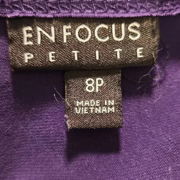 Enfocus Petite Purple Dress - Picture 10 of 11